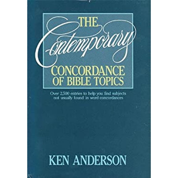 Pre-Owned The Contemporary Concordance of Bible Topics: The Entire Bible Indexed by Subject Matter (Hardcover) 0896934381 9780896934382