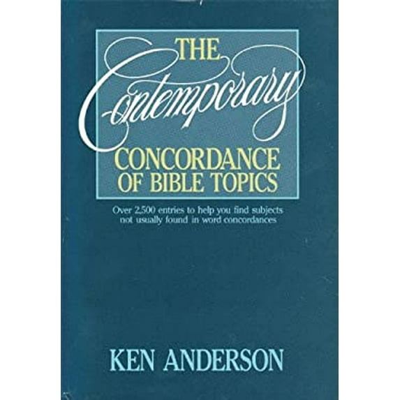 Pre-Owned The Contemporary Concordance of Bible Topics: The Entire Bible Indexed by Subject Matter (Hardcover) 0896934381 9780896934382