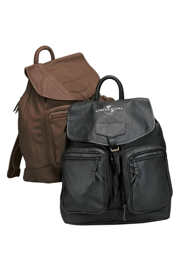 The Continental Vintage Leather Brown Backpack