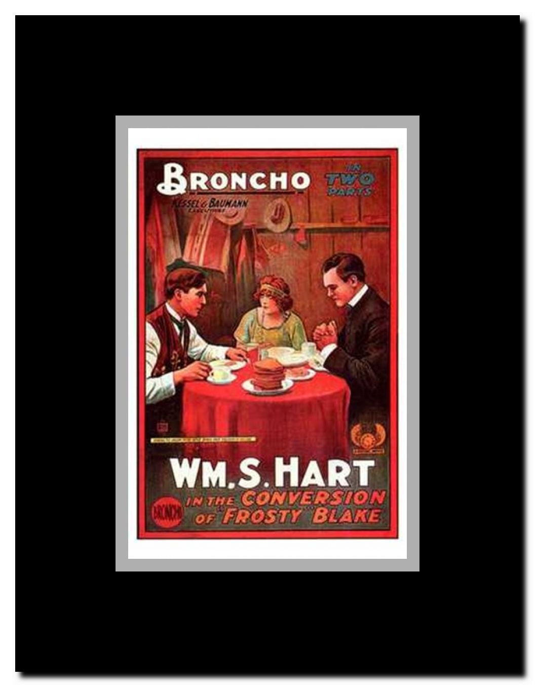 The Conversion of 'Frosty' Blake Framed Movie Poster