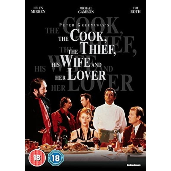 The Cook, The Thief, His Wife And Her Lover (DVD) Michael Gambon Helen Mirren Richard Bohringer