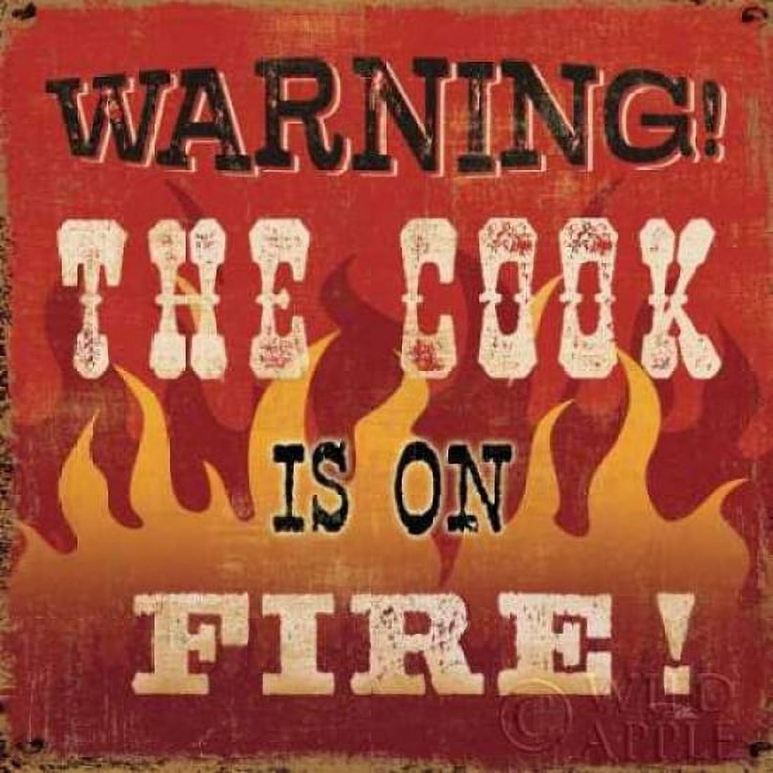 The Cook is on Fire Canvas Art - Pela Studio (24 x 24)