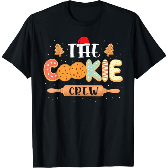 The Cookie Crew Christmas Baking Cookie Lover Kids Women T-Shirt