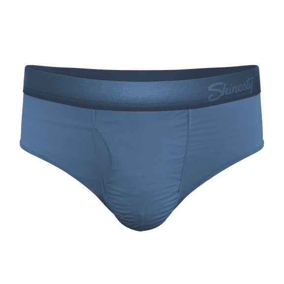 The Cool Cobalt - Shinesty Slate Blue Ball Hammock Pouch Underwear Briefs  Medium