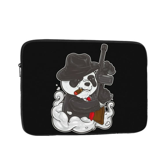 The Cool Panda 17 inch Portable Laptop Sleeve Compatible with MacBook Air Notebook Computer Case for Men Women College School Students