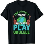 The Coolest People On Earth Play Ukulele Guitar Uke Hawaiian T-Shirt