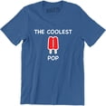 thumbnail image 1 of The Coolest Pop - Funny Fathers Day Daddy Gift Idea Men's T-Shirt, 1 of 4