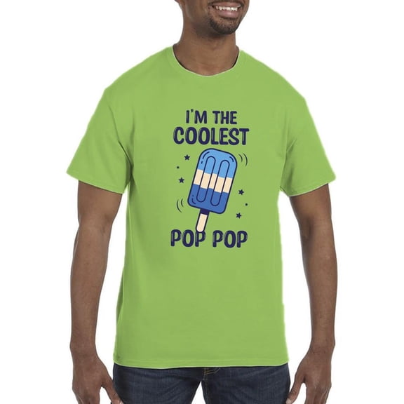 The Coolest Pop Pop T-Shirt Men -Smartprints Designs, Male 3X-Large