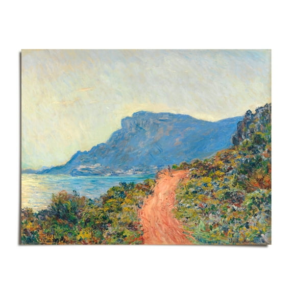 The Corniche of Monaco c. 1884 - Claude Monet - 8.5x11 - Wall Art Print - UNFRAMED