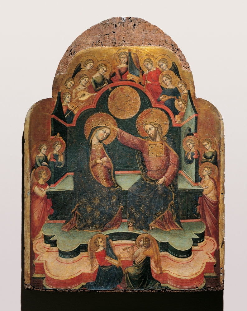 The Coronation Or Crowning Of The Virgin Mary Canvas Art - (18 x 24)