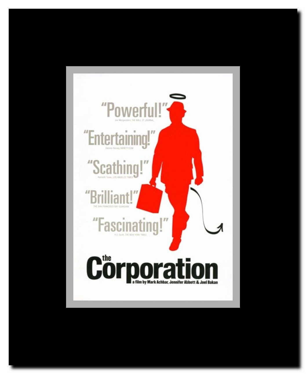 The Corporation Framed Movie Poster
