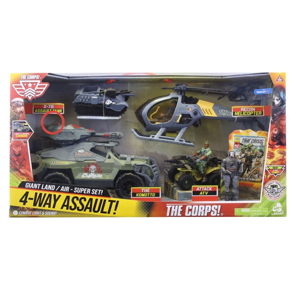 The Corps! 4-way Assault Action Figure Set