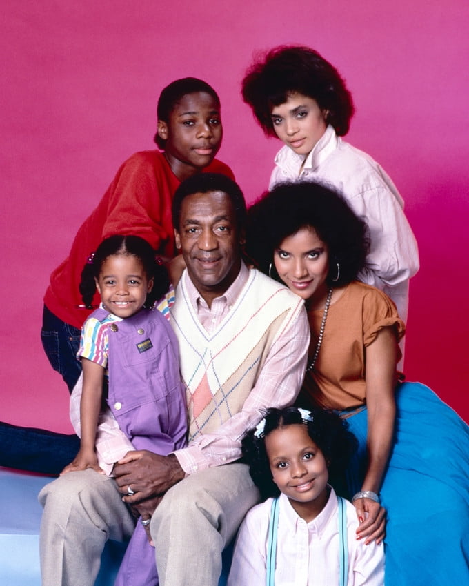 The Cosby Show Bill Cosby Phylicia Rashad Lisa Bonet Malcolm-Jamal ...