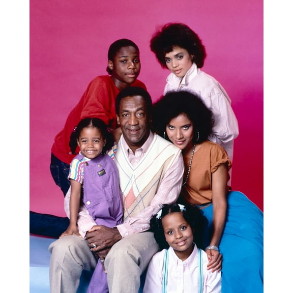 The Cosby Show Bill Cosby Phylicia Rashad Lisa Bonet Malcolm-Jamal Warner 24x36 Movie Poster