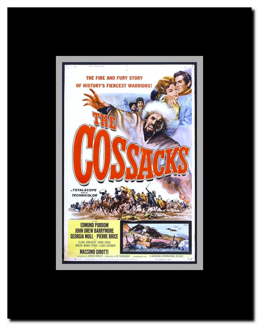 The Cossacks Framed Movie Poster
