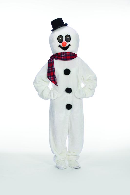 The Costume Center Piece Snowman Suit and Mascot Head with Hat