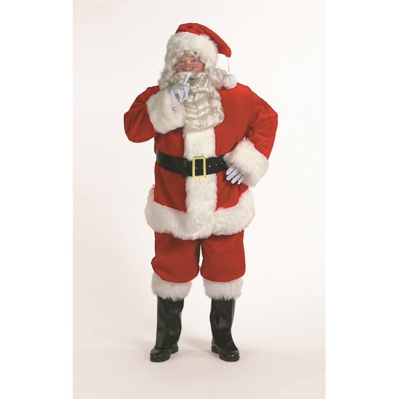 The Costume Center 7-Piece Professional Santa Suit Santa Suit Christmas Costume - Adult Size XXXL