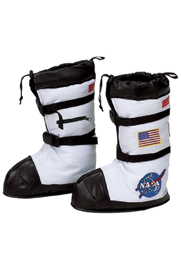 9" Astronaut Boots, White - Medium