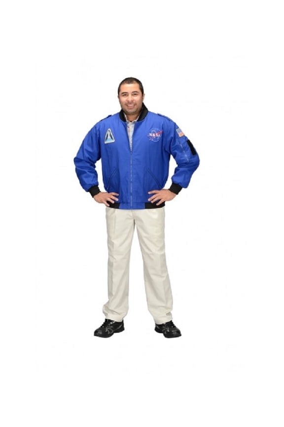 Adult Blue NASA Flight Jacket Size Small