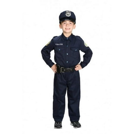 The Costume Center Jr. Police Officer Halloween Costume Suit, size 4/6