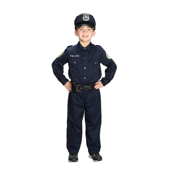 The Costume Center Jr. Police Officer Halloween Costume Suit, size 8/10