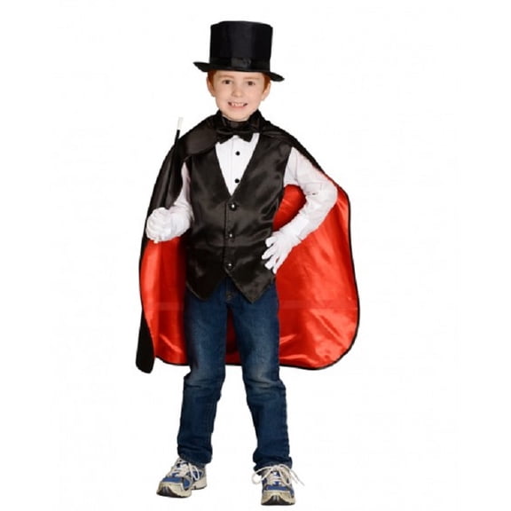 The Costume Center Magician Halloween Costume w/Top Hat (ages 4-9)