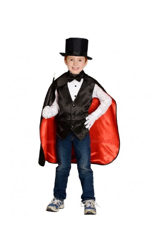 Magician Halloween Costume w/Top Hat (ages 4-9)