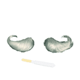 thumbnail image 1 of The Costume Center Santa Claus White Eyebrow Makeup Stick, 1 of 2