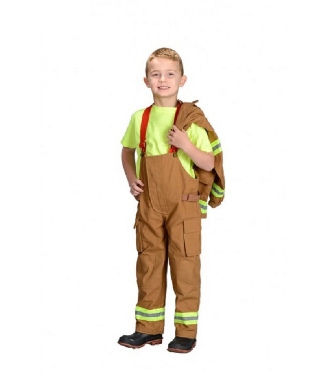 The Costume Center Tan Fire Fighter Suit Halloween Costume (ages 4-6)