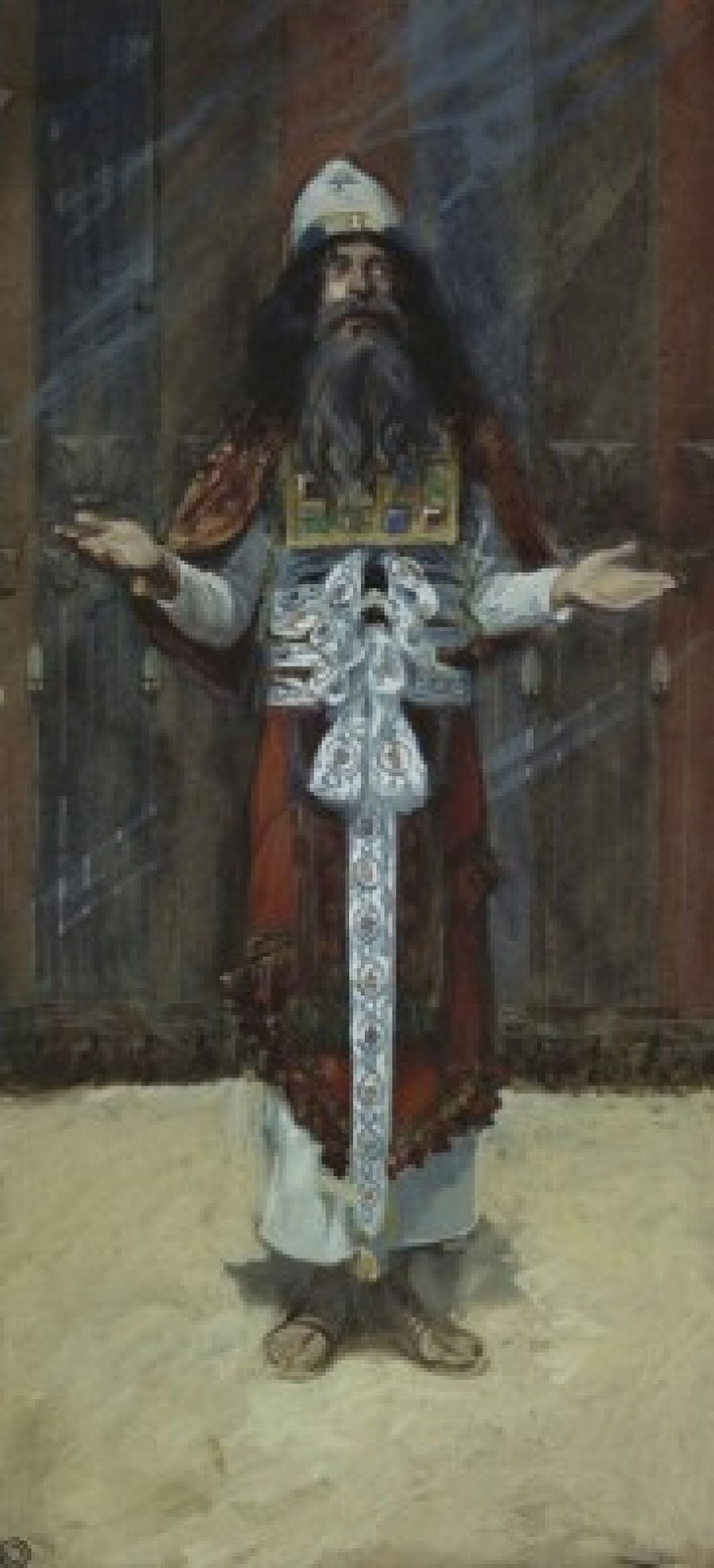 The Costume of the High Priest James J Tissot (1836-1902French) Jewish Museum New York USA Canvas Art - James Tissot (24 x 36)