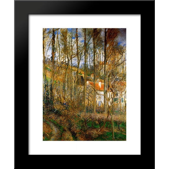 The Cote des Boeurs at l'Hermitage, near Pontoise 20x24 Framed Art Print by P...