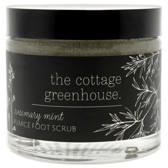 The Cottage Greenhouse Pumice Foot Scrub - Rosemary Mint 4 oz Scrub