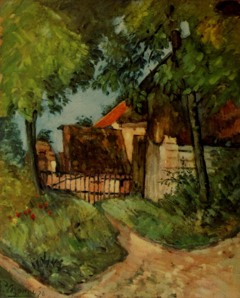 The Cottage in the Trees Canvas Art - Paul Czanne (18 x 24)