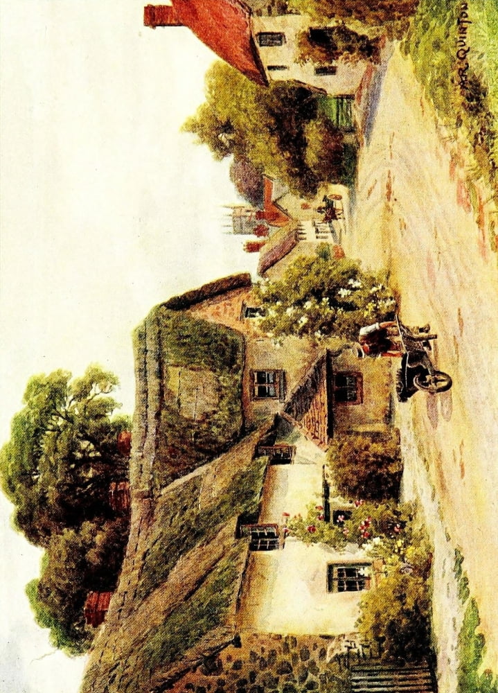 The Cottages & the Village Life of Rural England 1912 Carhampton Somerset Canvas Art - Alfred Quinton (18 x 24)