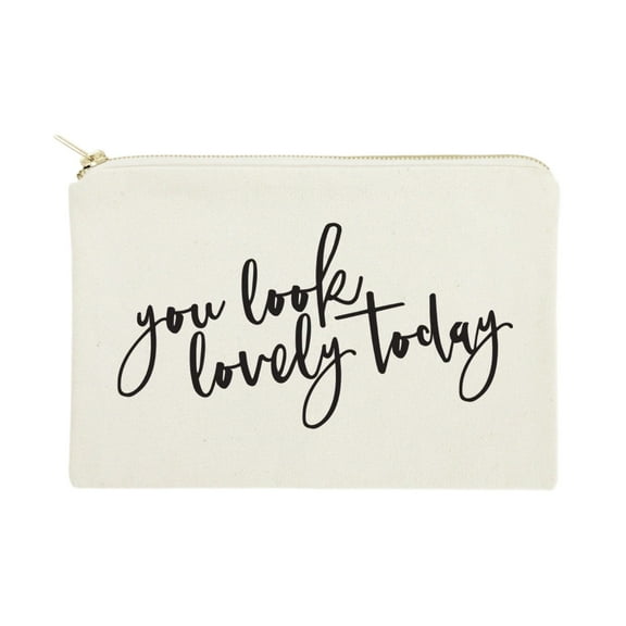 The Cotton and Canvas You Look Lovely Today Cosmetic Bag