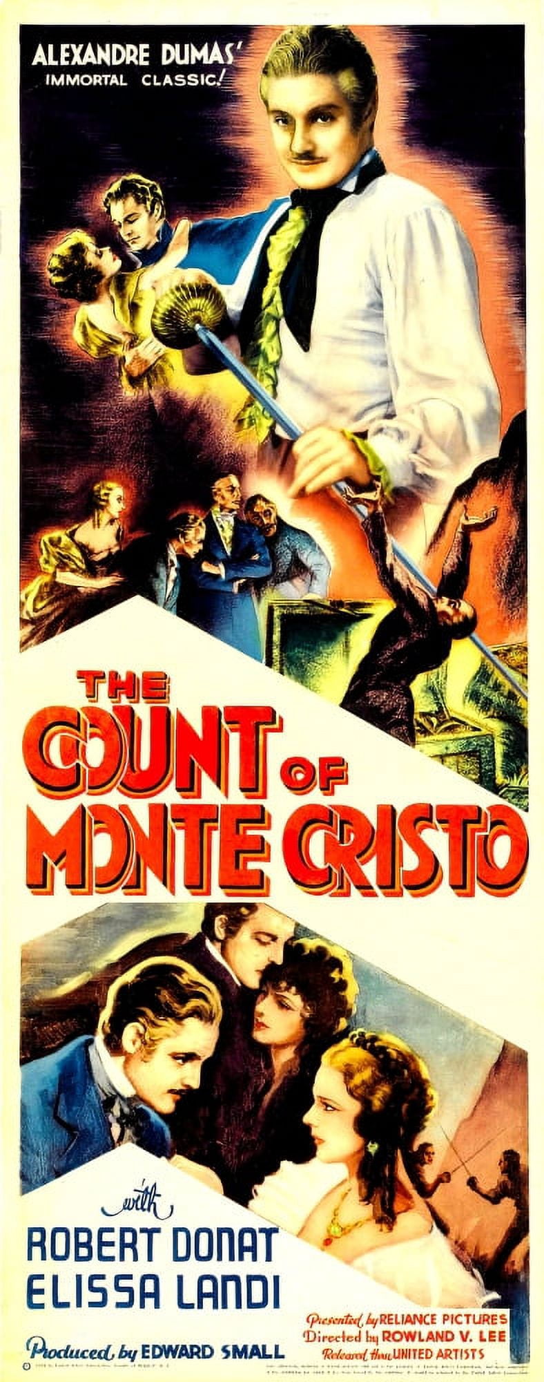 The Count Of Monte Cristo Canvas Art - (11 x 17)