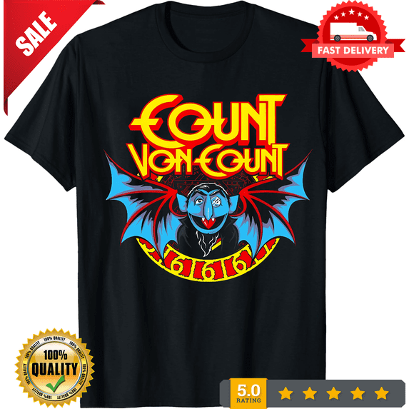 The Count Von Count Comics T-shirt Gift Hoodie Tshirt Men Women Unisex E1057, LIMITED EDITION-TH62720