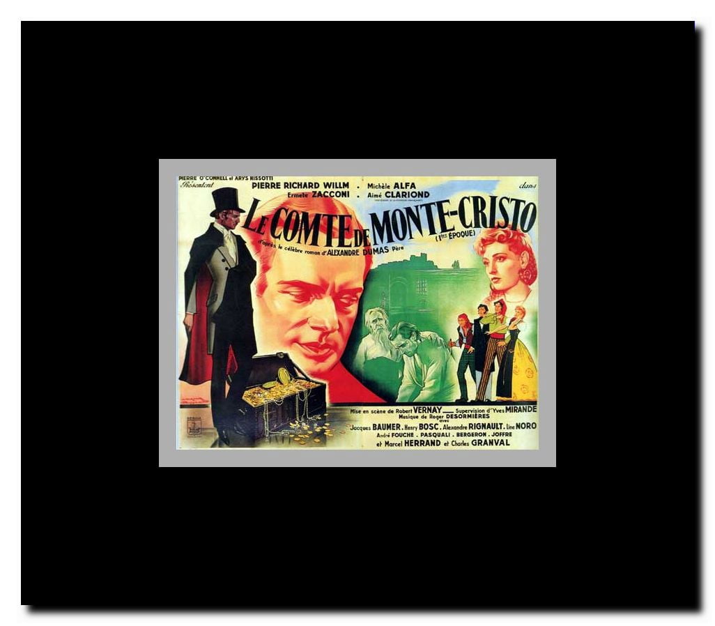 The Count of Monte Cristo Framed Movie Poster