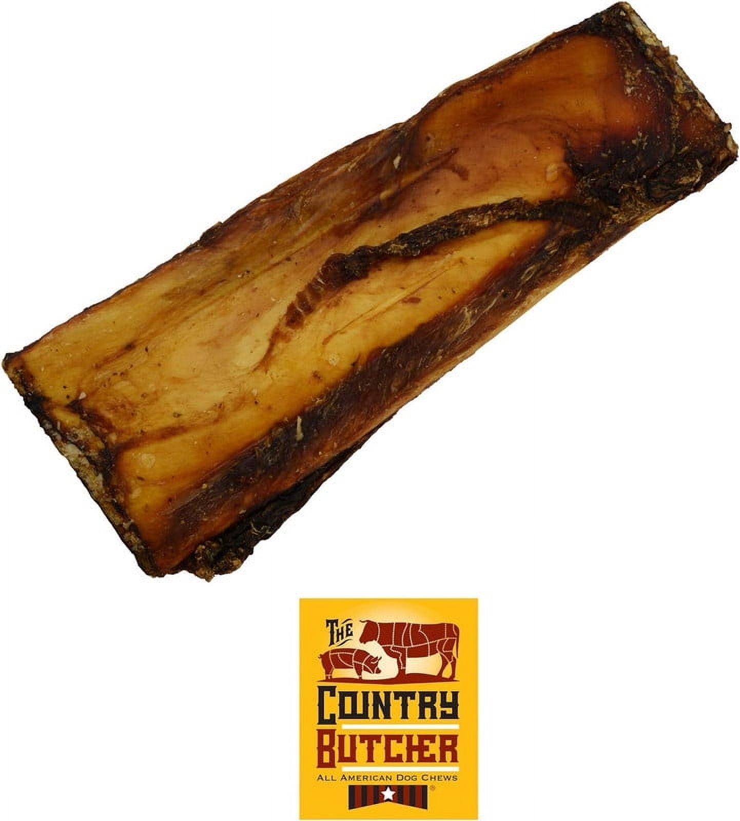 The Country Butcher 7" Meaty Rib Dog Bones, Made in USA, Natural Dog Chews for Light to Moderate Chewers & Medium Size Dogs, 12 Count
