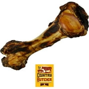 The Country Butcher Meaty Beef Giant Dog Bone, Made in USA, Natural Chew for Large Breeds and Aggressive Chewers, 1 Count