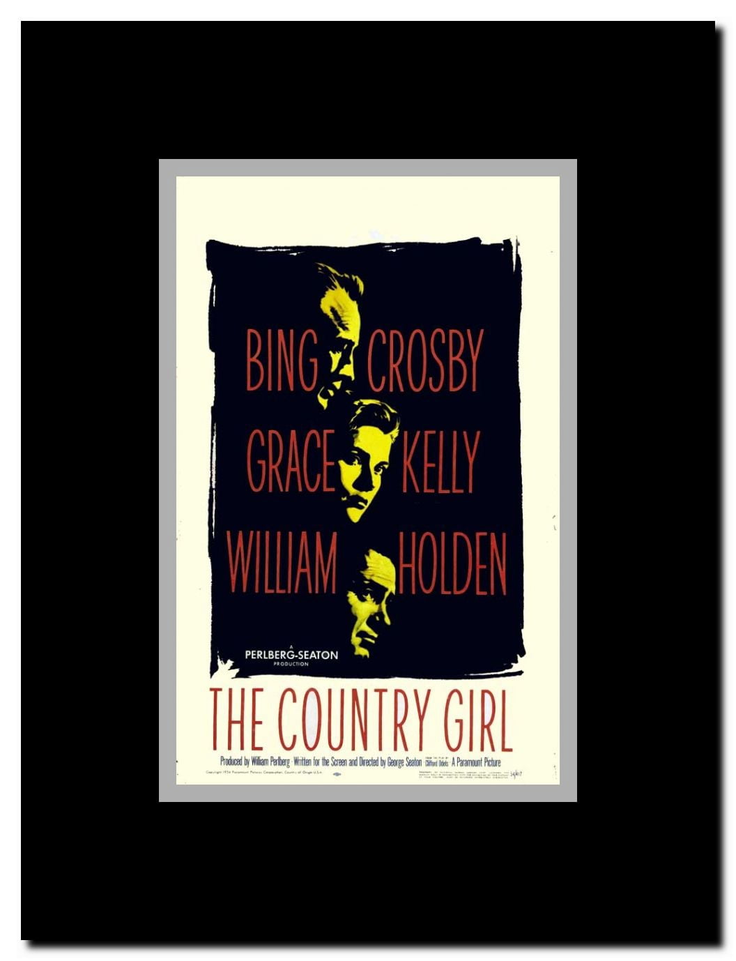 The Country Girl Framed Movie Poster