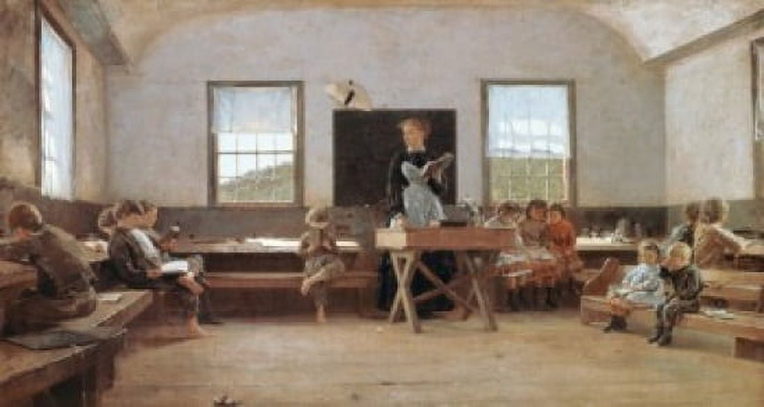 The Country School 1871 Winslow Homer (1836-1910American) St Louis Art Museum St Louis Missouri USA Canvas Art - Winslow Homer (18 x 24)
