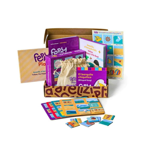 The Courage Box: Yellow, the Happy Little Boat | Spanish Learning Toy for Kids | Learn Spanish with Toys