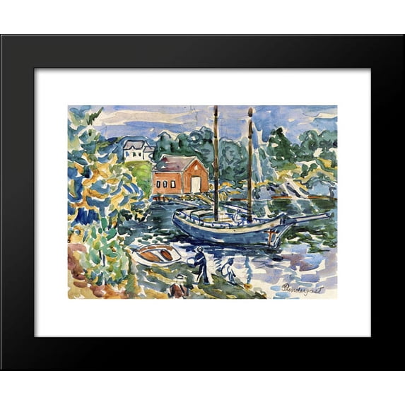 The Cove 20x24 Framed Art Print by Prendergast, Maurice