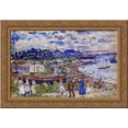 thumbnail image 1 of The Cove 24x20 Gold Ornate Wood Framed Canvas Art by Prendergast, Maurice, 1 of 2