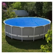 The Cover Guy Solar Pool Cover | Standard 8-Mil Thickness | 21 ft Diameter | Round | Insulates Water + Protects Pool from Debris
