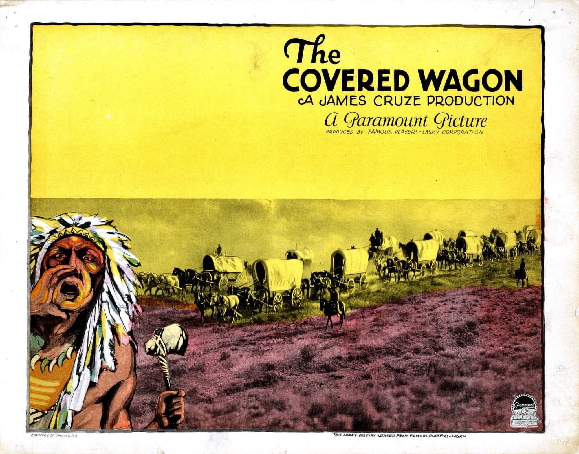 The Covered Wagon Canvas Art - (28 x 22)