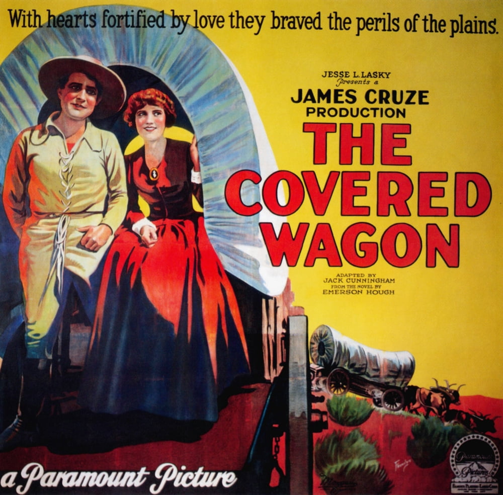 The Covered Wagon Canvas Art - (28 x 22)