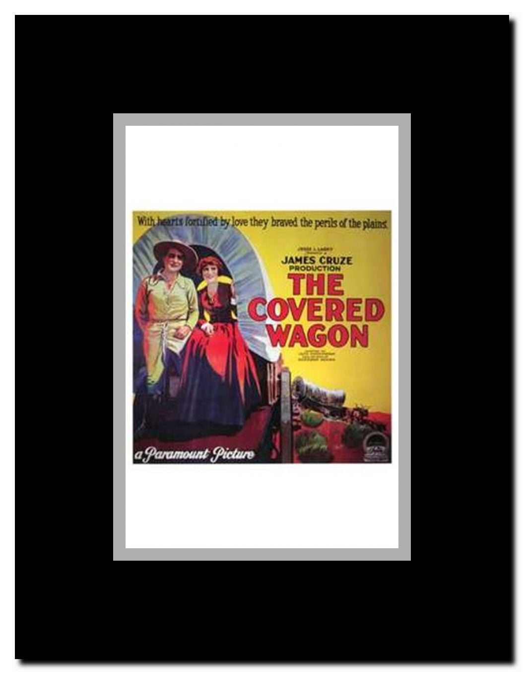 The Covered Wagon Framed Movie Poster