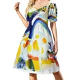 thumbnail image 1 of The Cow 1910- Wassily Kandinsky Sleeveless Dress womens dress dress for woman, 1 of 7